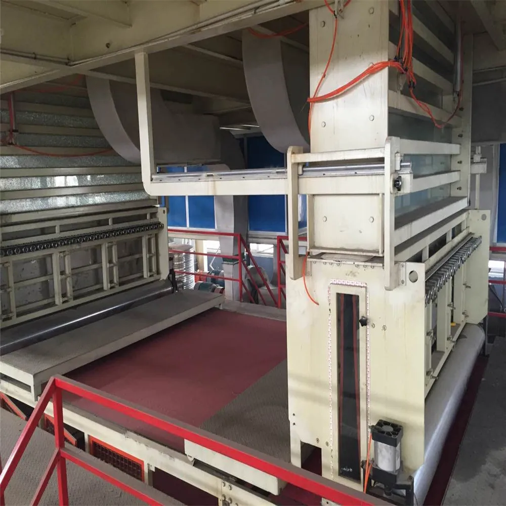 Second hand automatic nonwoven production line non woven fabric making machine