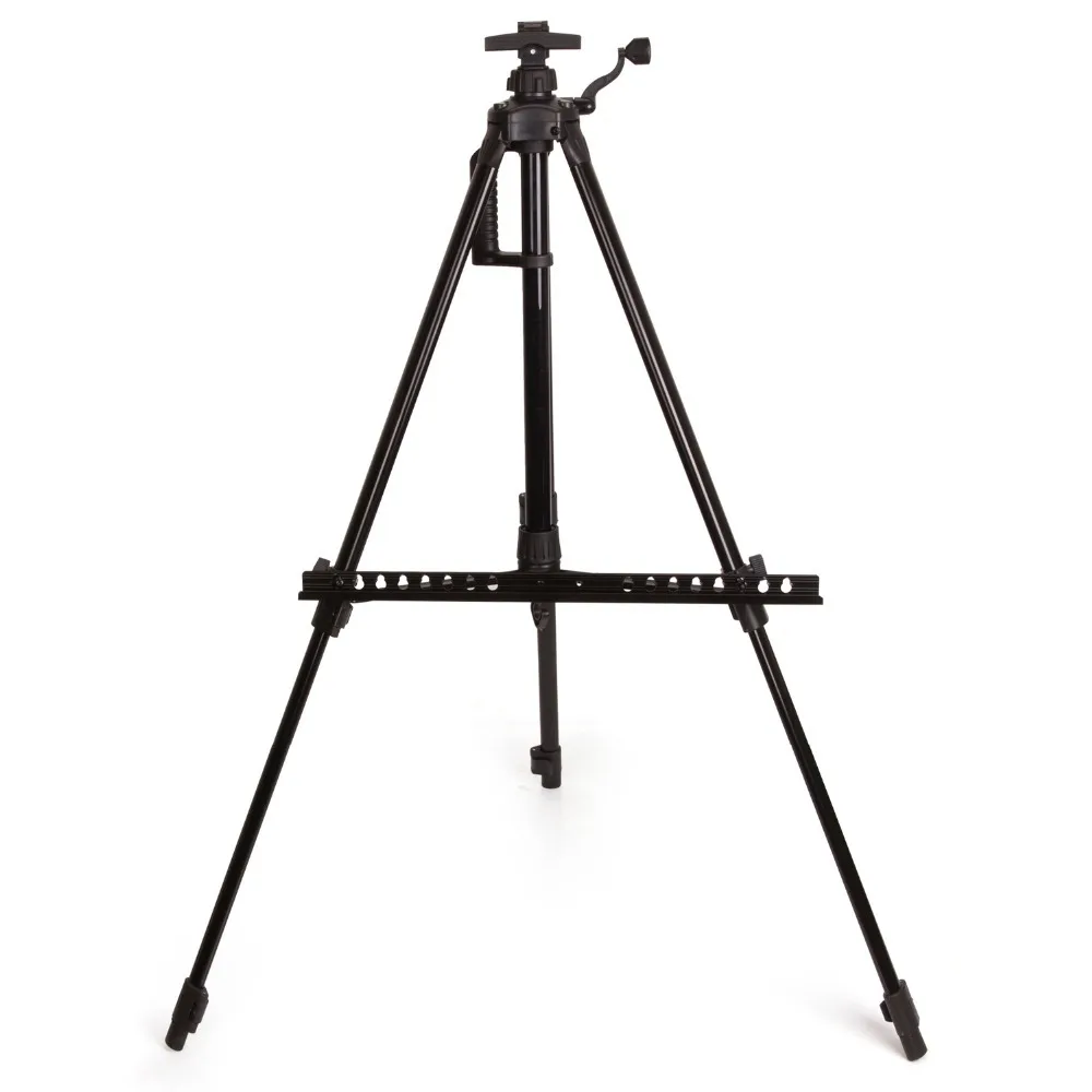 
Aluminum Alloy Adjustable Metal Easel Drawing Set Stand Hand Telescopic Sketch Painting Easel For Artist Painting 