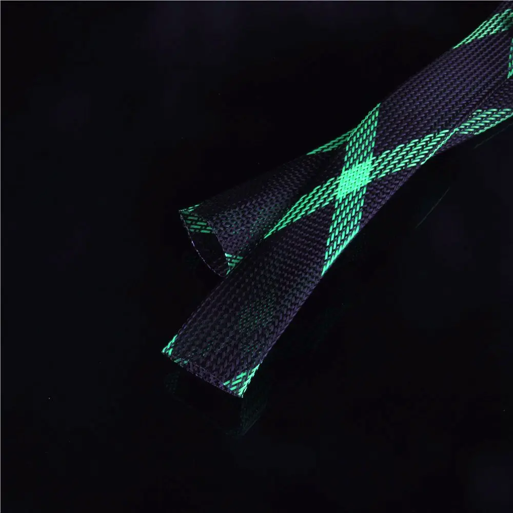 20MM High abrasion resistance Nylon braided expandable sleeving for protecting wire harnesses etc