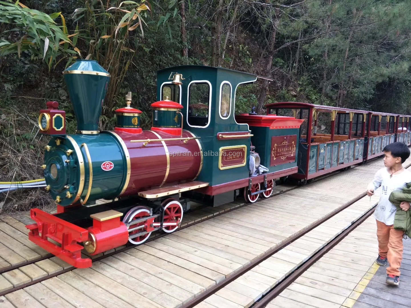 
Classic luxury Train for forest travel 