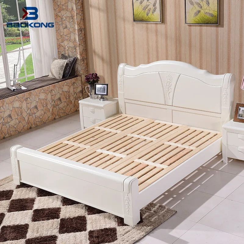 carved white wooden beds modern bedroom furniture