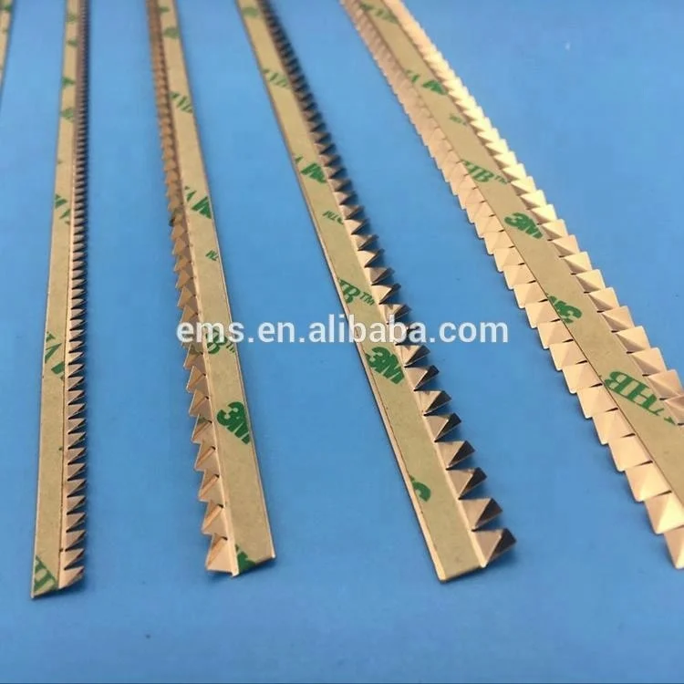 Becu emi gasket finger beryllium finger stock fingerstrip for shielding