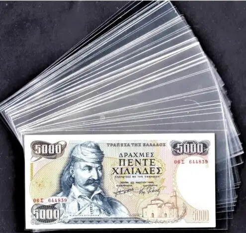 
OEM&OEM PET bank note folding bag collection display transparent 