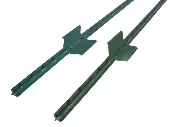 t-post wholesale Hot dipped galvanized studded t post