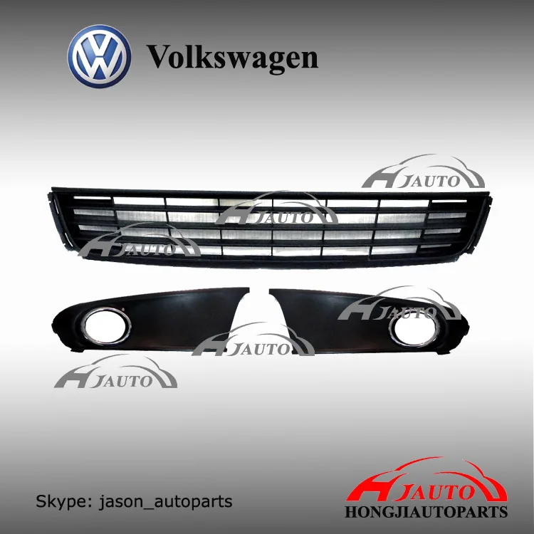 Vw polo sedan front bumper grille 6RU853677