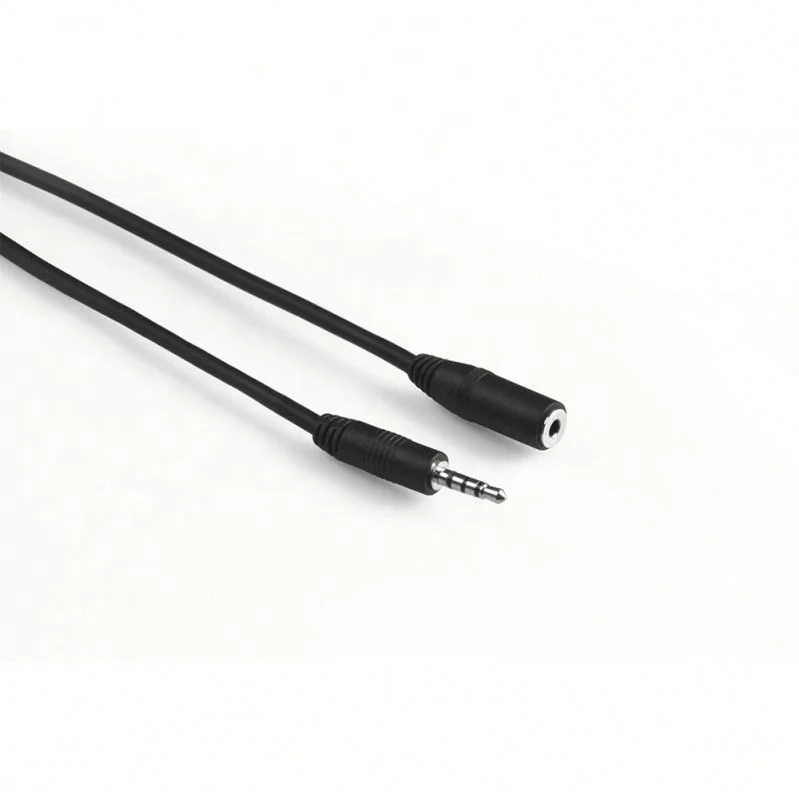 Convenient 5M Male to Female 2.5mm Audio Black Stereo Earphone Extension Cable For Sonoff Temperature/Humidity Sensors