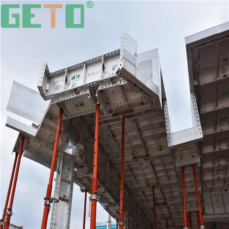 Lower cost high efficiency kumkang aluminium formwork for building villa project