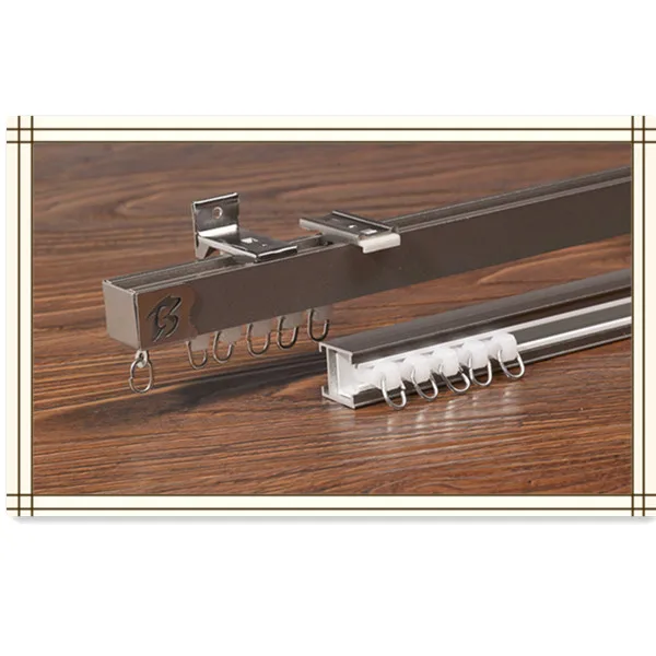 metal ceiling rail ivory curtain rod