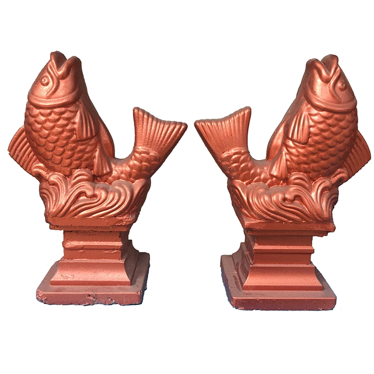 ABS plastic fish shape decorative concrete statue molds for baluster columns