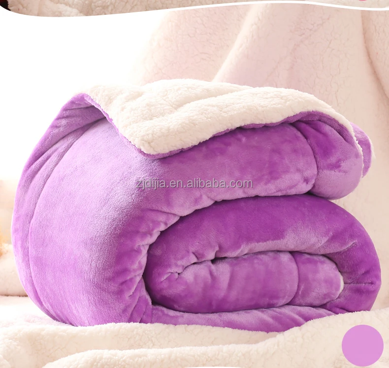 OEM order 100 polyester cheap wool blankets