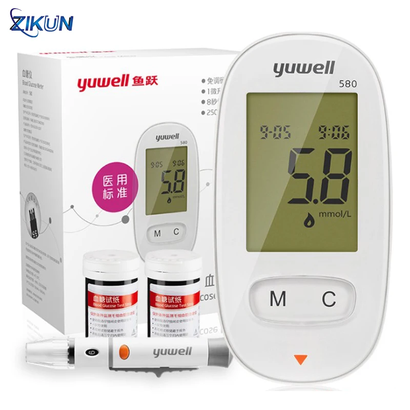 
2019 trends easy operate yuwell one touch blood glucometer for diabetic people 