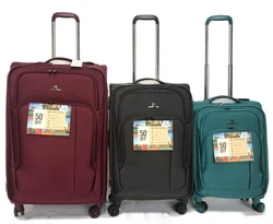 Top quality nylon waterproof fabric bag suitcase trolley luggage set