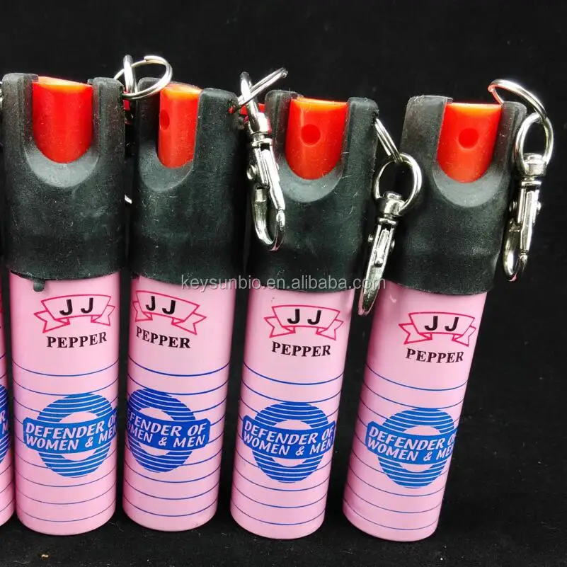Good quality 20ml pepper spray with keychain safety pepper spray gun