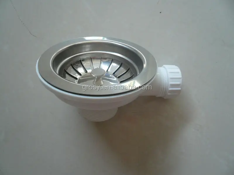 
plastic kitchen sink drainer with stainles steel strainer (GB-3) 