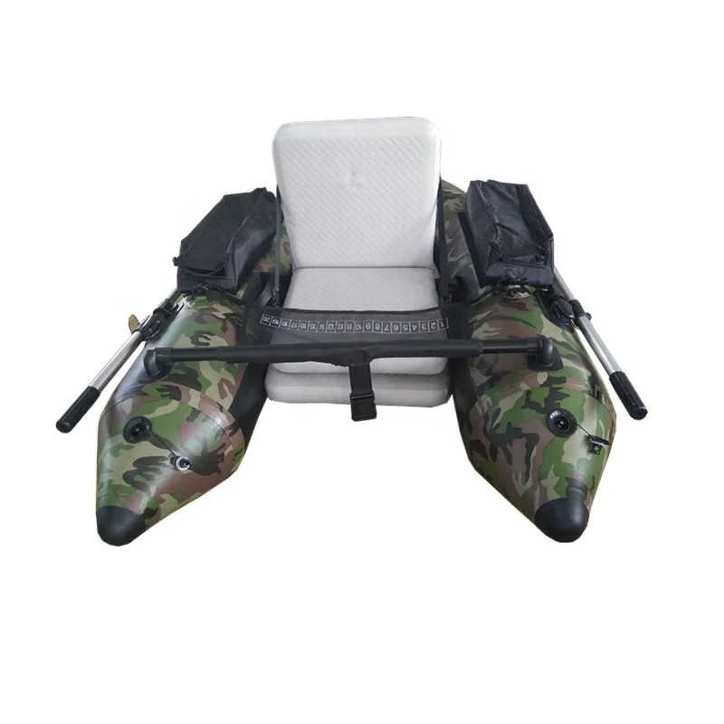 new inflatable fishing float tube with oars