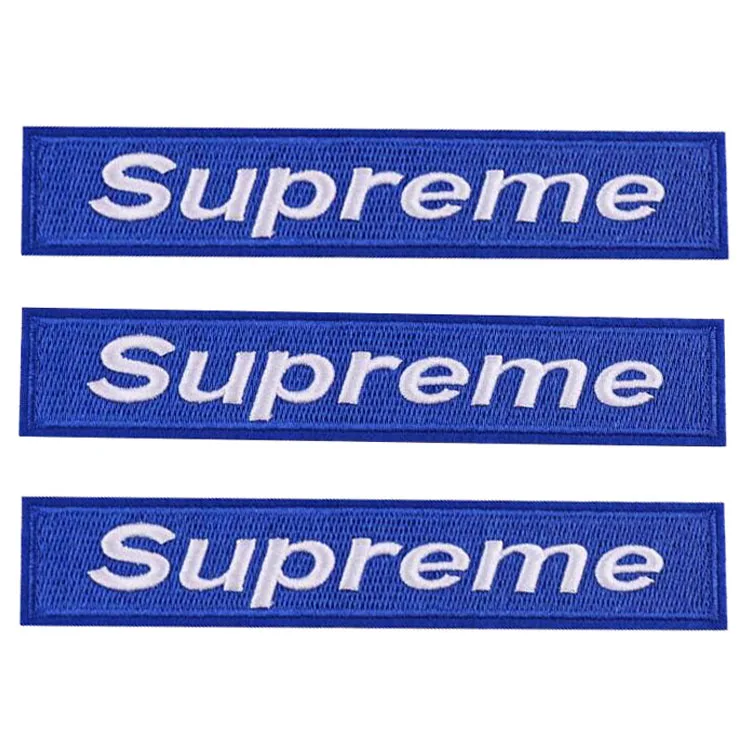 Customized Size Brand Name Label Tag Letters Printing Keychain Embroidery Iron on Patches