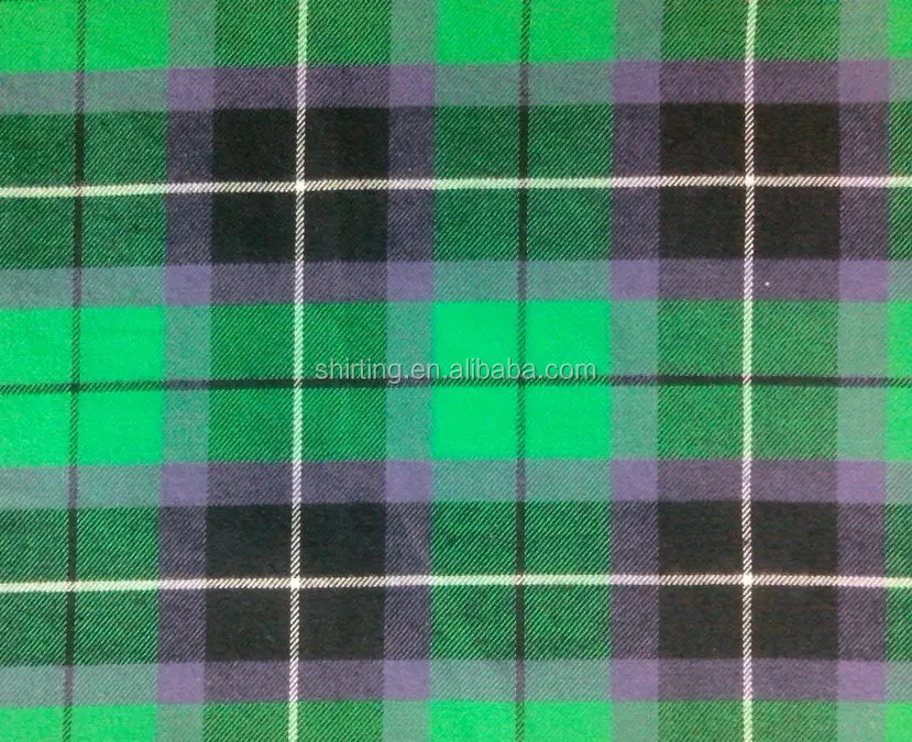 Хлопковая ткань, фланелевая ткань, проверка детской рубашки