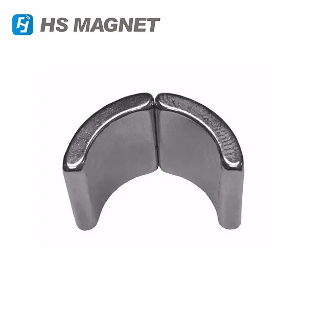 Zinc Coating Arc Segment Sintered NdFeB Magnets for AC high speed motor