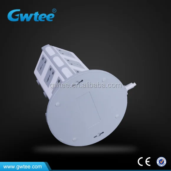 power strip with surge / overload protector, vertical socket usb multi outlet