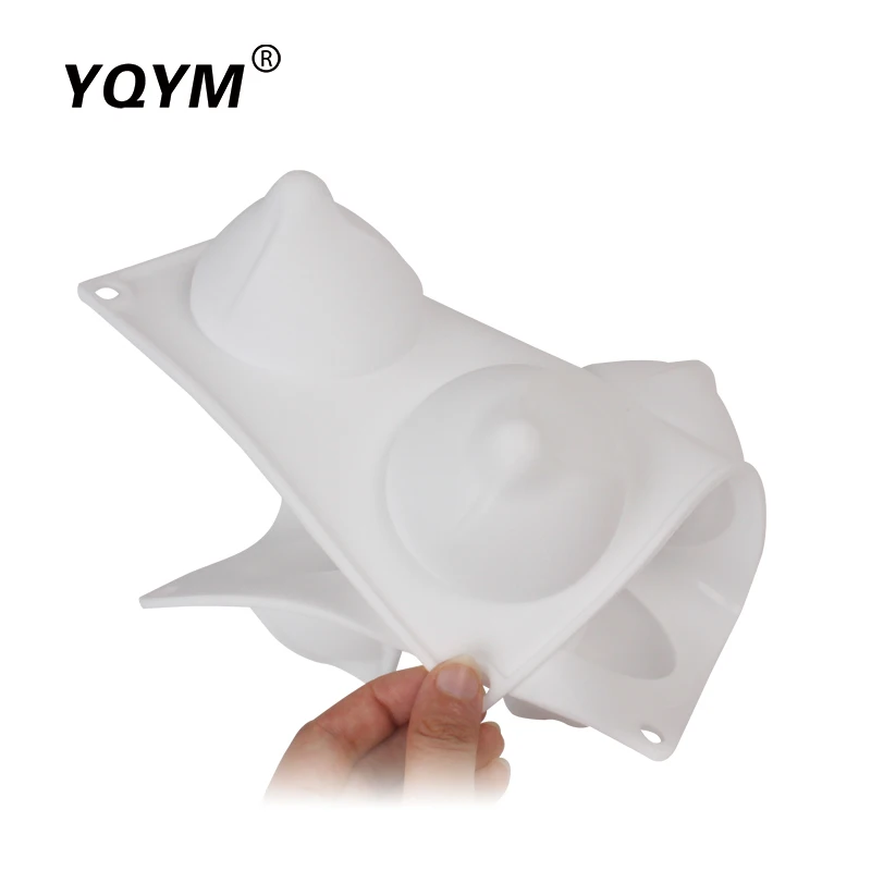 Hot Sale French Dessert Silicone Mousse Cake Mold 3D Christmas decoration hat food grade Silicone baking mold