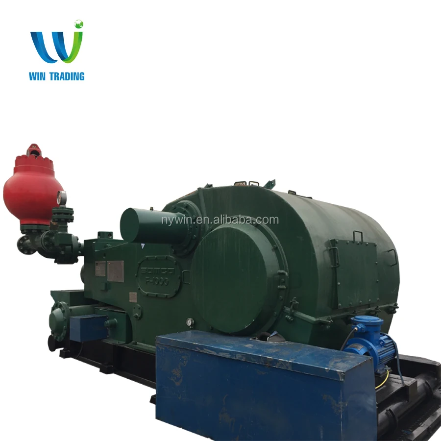 
Mud pump Oil field F-1000 Triplex Single Action Mud Pump 