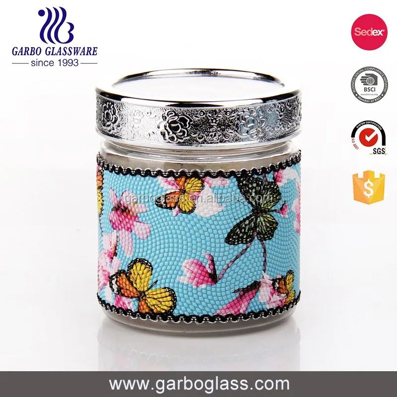 Оптовая 700 мл стеклянную банку с крышкой Новым