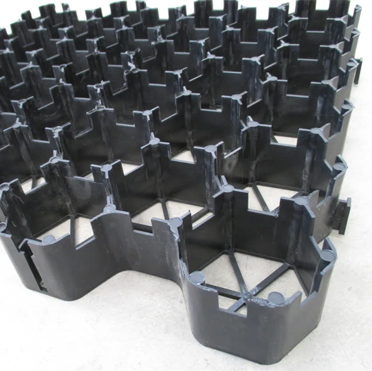 
interlocking plastic floor grid hdpe grass pavers for parking lot 