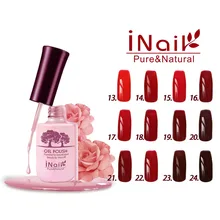 Free shipping 12pcs Inail UV red color Gel Nail Polish 15ml 16 colors for choice Red
