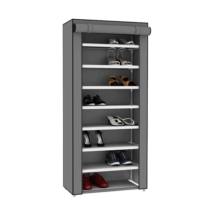 10 слоев новый дизайн уникальный стоячий дисплей Железный Складной стеллаж для хранения обуви