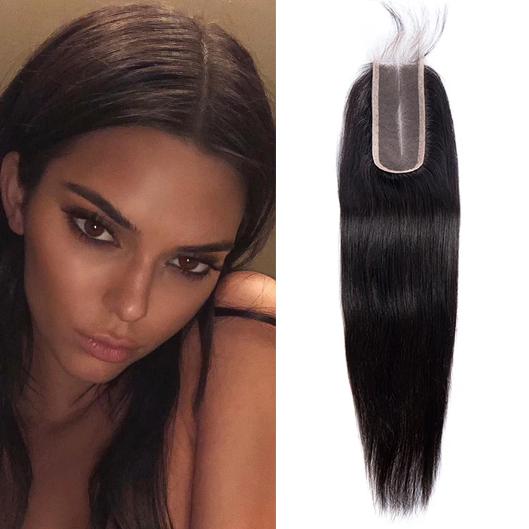  Новое поступление Лидер продаж кружевная застежка Kim K 2x6 бразильские человеческие волосы 2*6