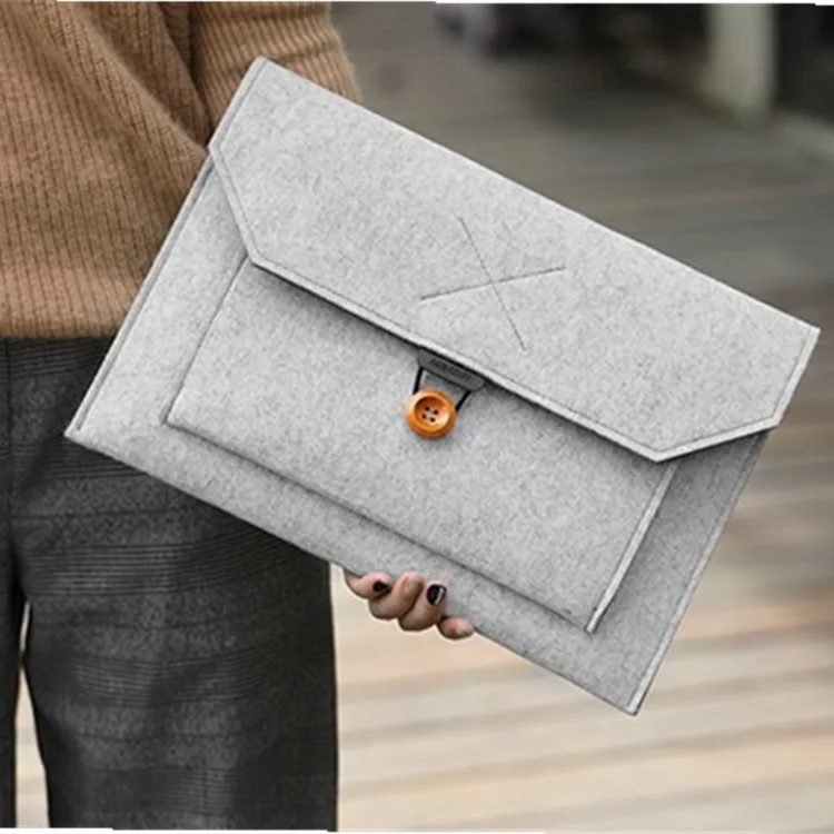 hot selling wool felt high quality computer bag laptop sleeve