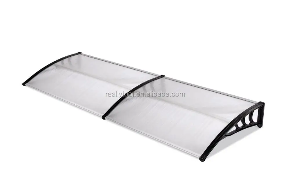 
Plastic raw material polycarbonate window canopy in mail order design 