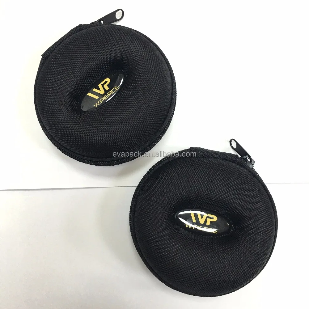 High Quality Round EVA Zipper Watch Box with Custom Logo