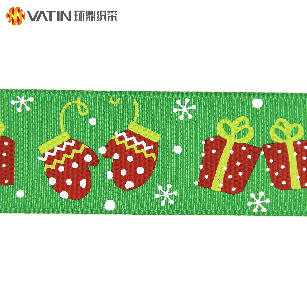 
Personalized Design Your Own Ribbon Print 1 Inch Christmas Printed Grosgrain Ribbon 