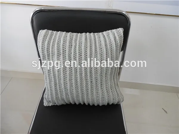 factory wholesale colorful hand crochet pillow throw