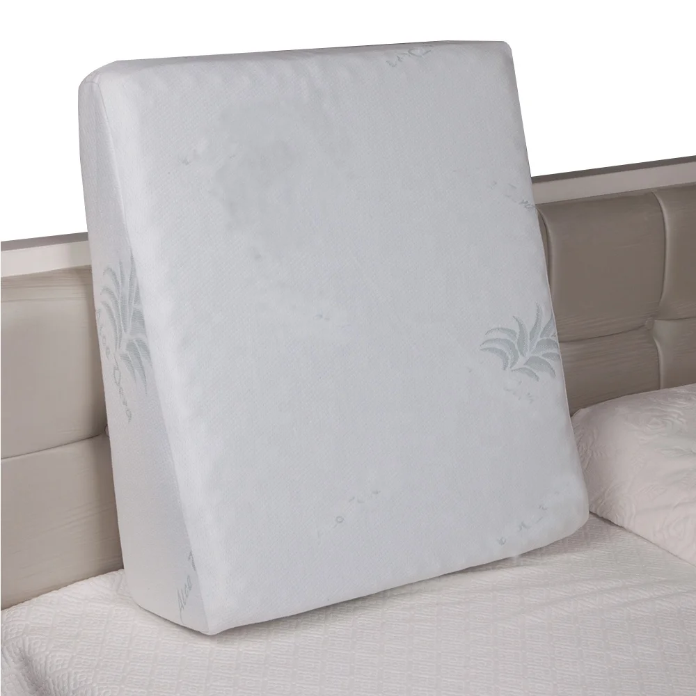 Factory Supply Memory Foam Wedge Bed Seat  Cushion Reading Cushion
