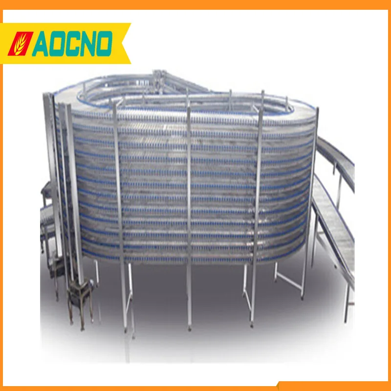 Single/ Double Bakery Spiral Coolers - Spiral Bread Cooling and Freezing Conveyor