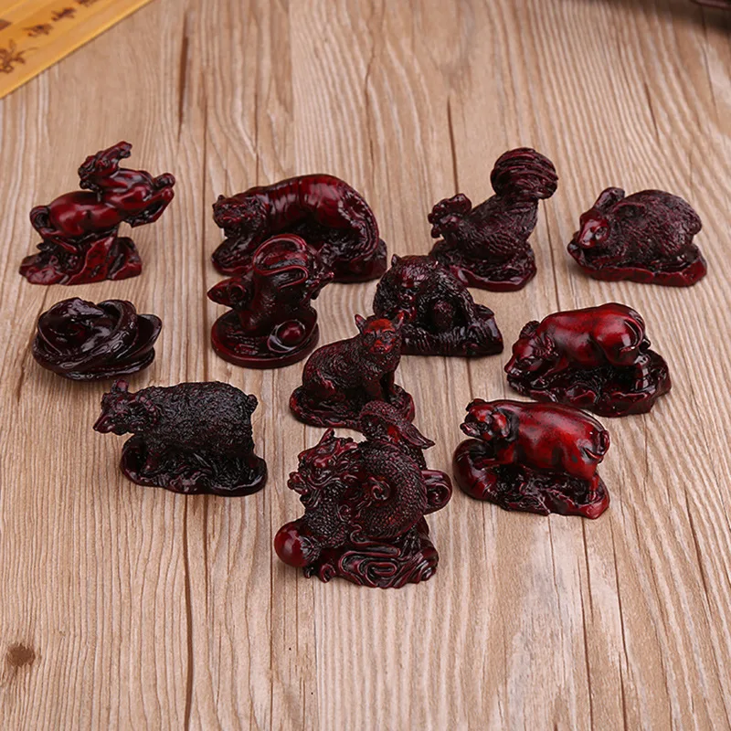 Chinese Horoscope Monkey Resin 12 Zodiac ornament