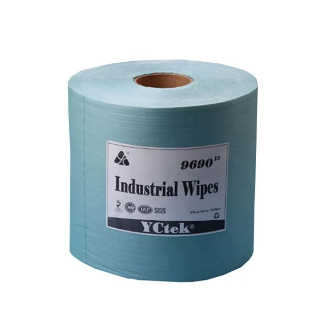 Настраиваемая мягкая синяя Антистатическая промышленная прокатная Чистящая бумага