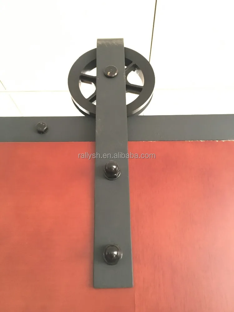 Rally Concepts 6FT Modern Sliding Barn Door Closet Hardware Track System Unit for Single Wooden Door