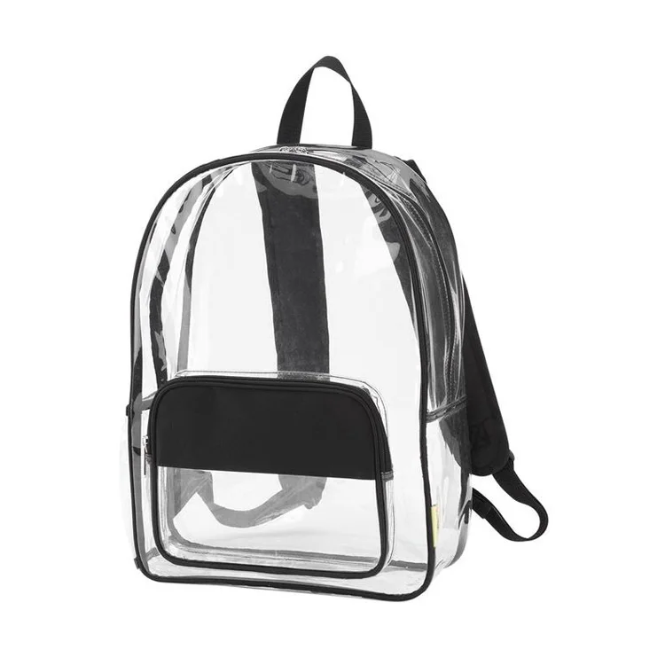 Wholesale Custom Clear Schoolbag Storage Personalized Pvc Transparent Backpack For Kids
