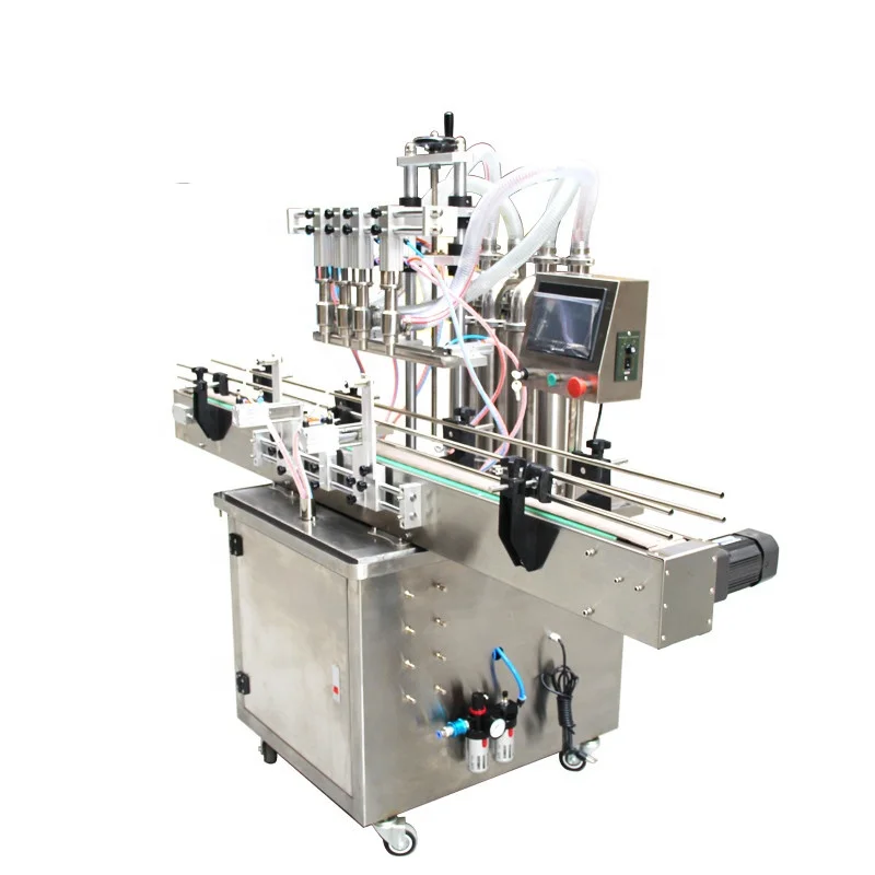 YTK-YT4T-4Y Mouthwash Detergent Liquid Automatic Bottle Juice Multi Head Filling Machine Olive Oil Four Heads Shampoo