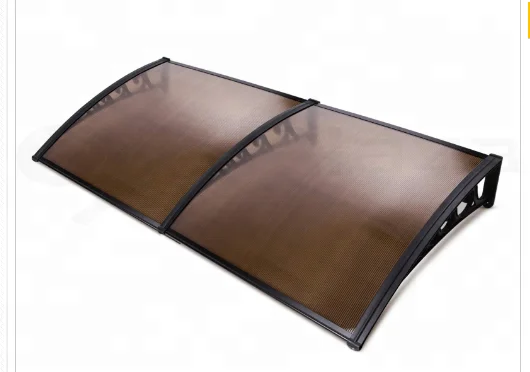 Навес из закаленного стекла из нержавеющей стали