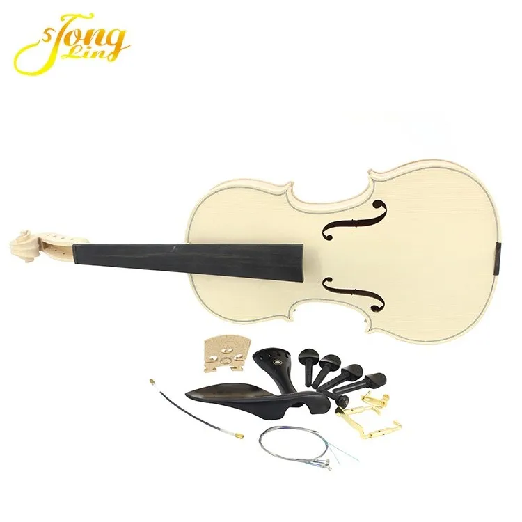 Высокое качество цены unvarnihsed белая Скрипка для