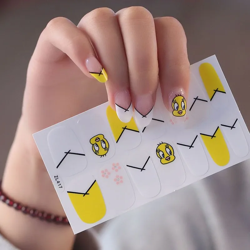 Korean  style water transfer nail sticker nail art sticker