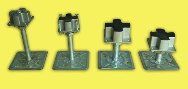 adjustable height steel or aluminium raised floor pedestal