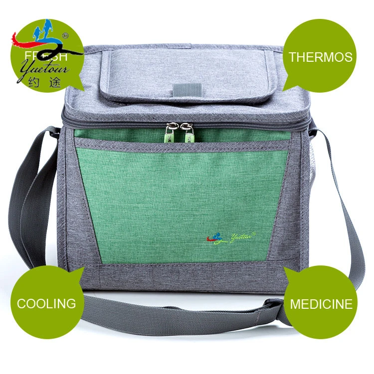 11L Foldable Square Insulated Mini Cooler Bag Insulated Lunch Bag