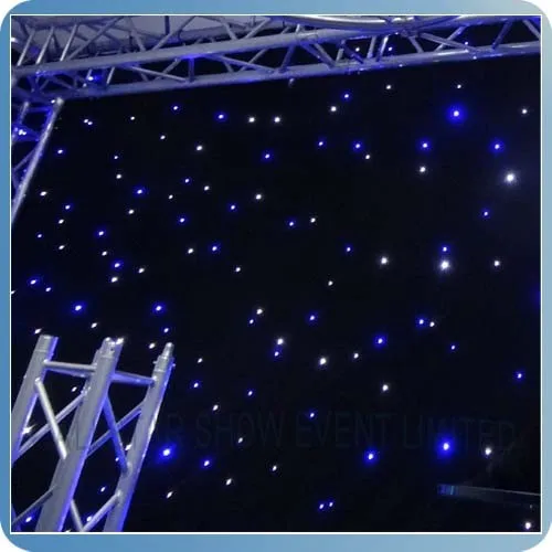 led wedding lighted curtain star cloth backdrop