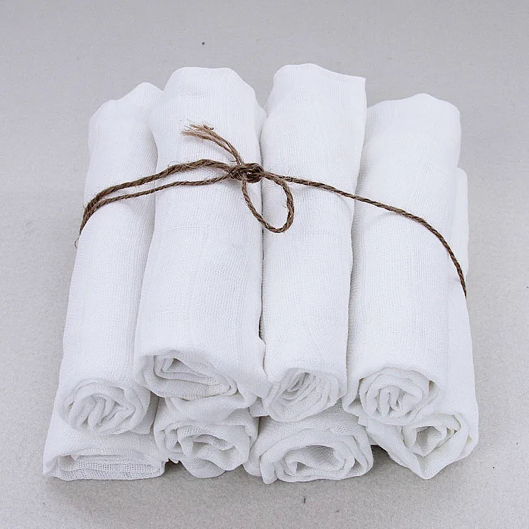 Washable Muslin Baby Cloth Diapers With Good Breathability 100 Cotton Folding Diapers For Newborn