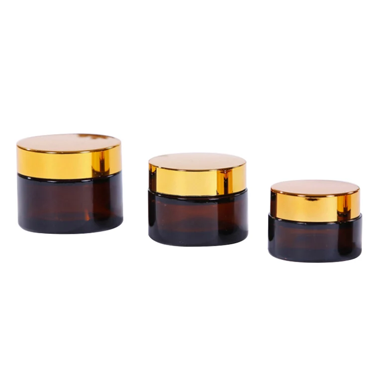 
5ml 10ml 15ml 20ml 30ml 50ml 100ml empty amber glass jar 